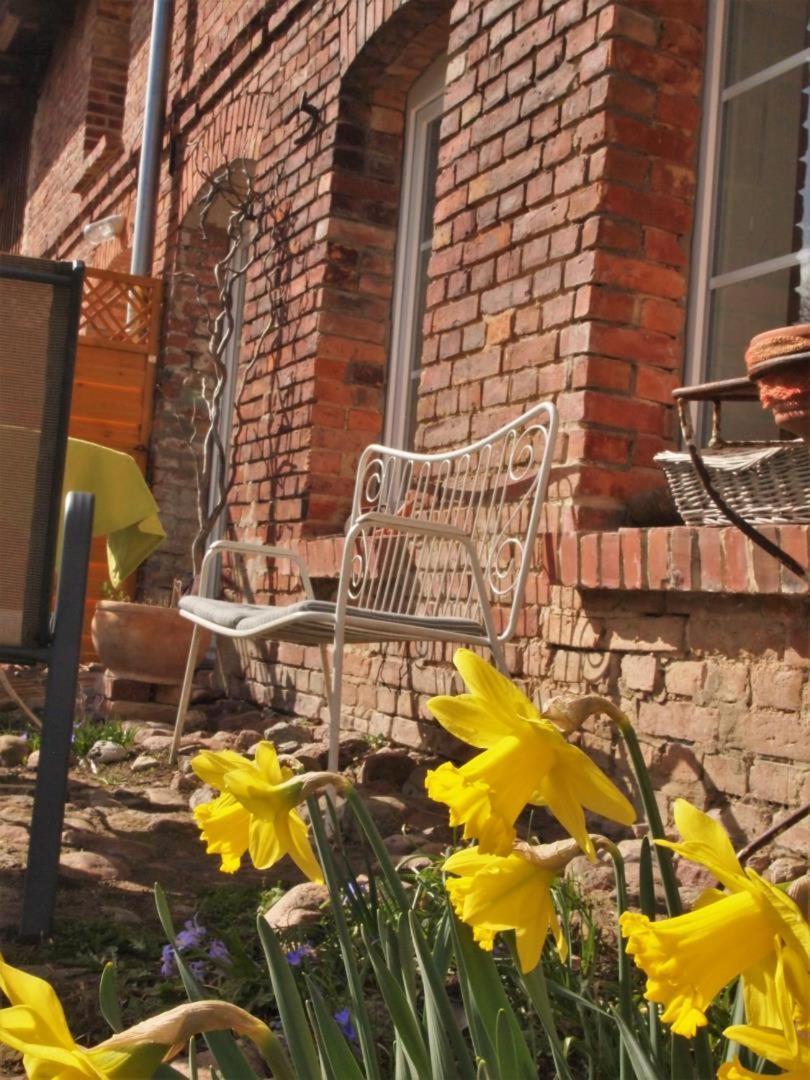 Neu Fewo Im Bauernhaus Mit Idyllischem Innenhof Und Naturgarten Mesekenhagen Exterior foto